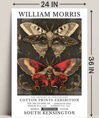 William Morris Exhibition: Detailed Artistic Poster