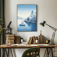 Tranquil Mediterranean Scene Poster PosterGoat