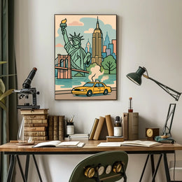 New York City Icons Poster