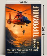 Tupporwolf Guardian of the Coast Poster PosterGoat