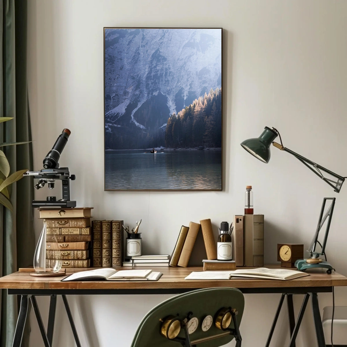 Tranquil Mountain Lake Poster