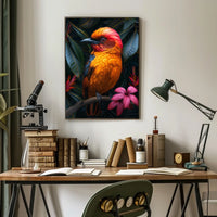 Vibrant Jungle Bird Poster