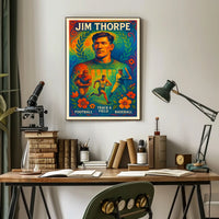 Celebrating Jim Thorpe Multisport Legend Poster