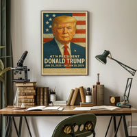 Donald Trump 47th President Poster