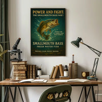 Power and Fight The Smallmouth Bass Way Poster