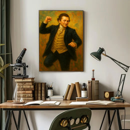 President James Monroe Funny Fist Pump Poster