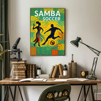 Samba Soccer Poster PosterGoat
