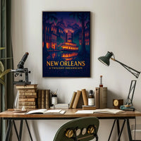 New Orleans A Twilight Dreamscape Poster