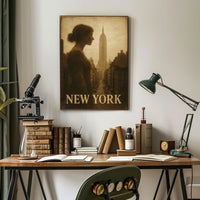 New York Silhouette Poster