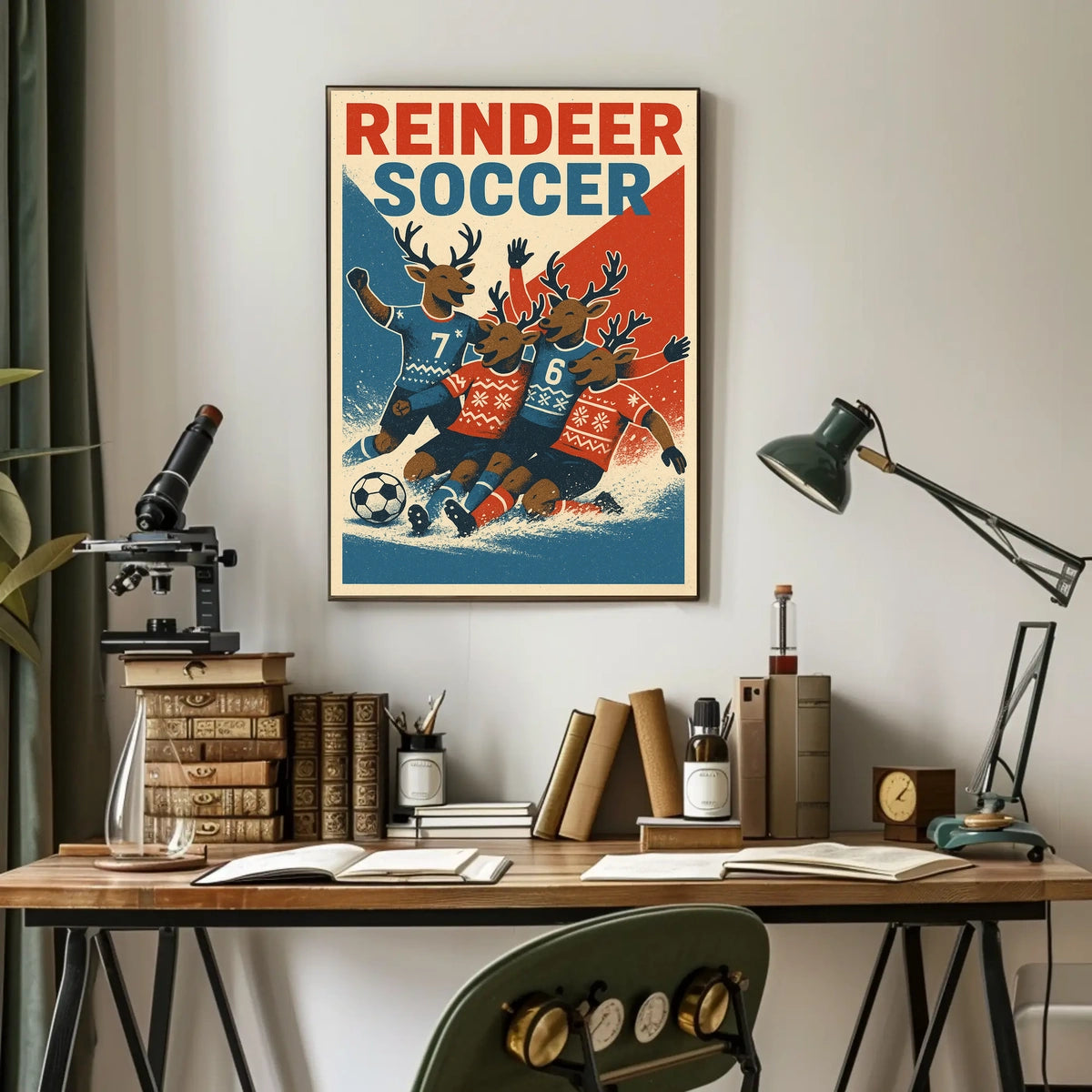 Reindeer Soccer Extravaganza Poster