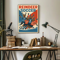 Reindeer Soccer Extravaganza Poster