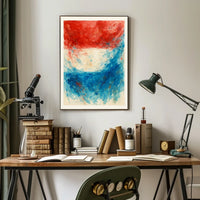 Abstract Patriotism Poster