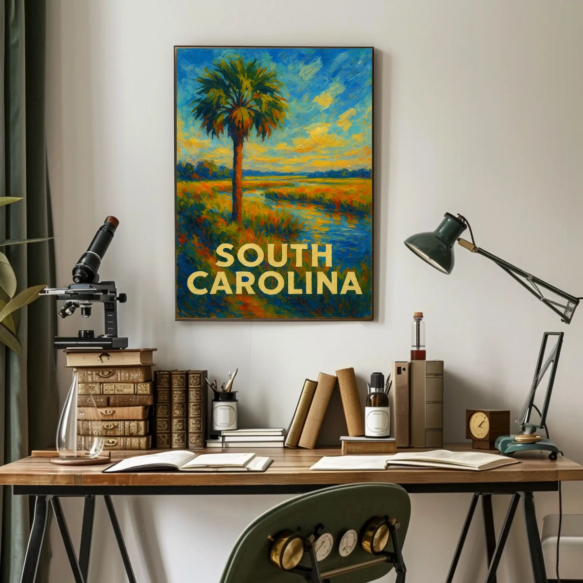 South Carolina Landscape Poster