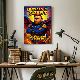 Ulysses S. Grant 18th President Poster PosterGoat