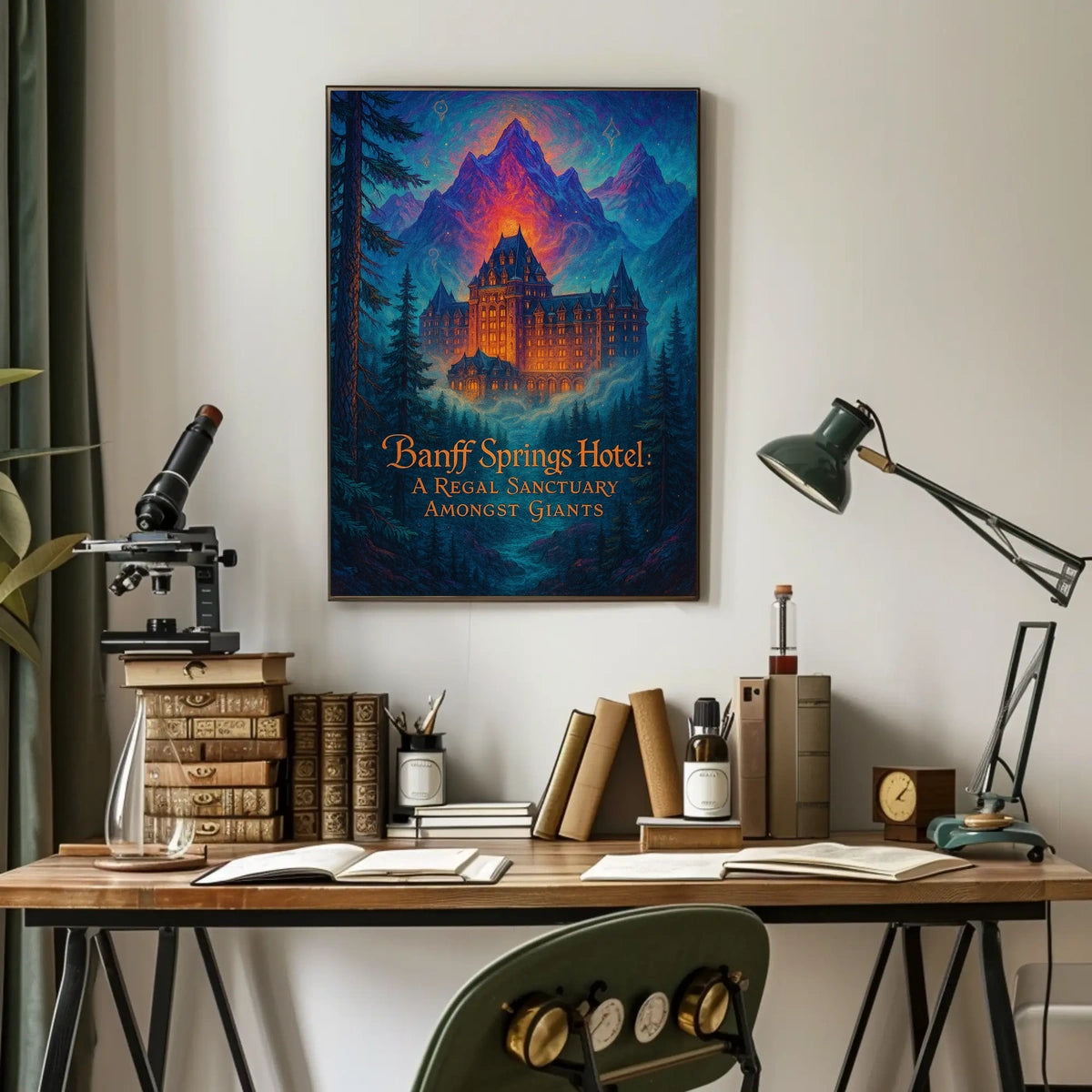 Banff Springs Hotel A Regal Sanctuary Poster