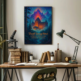 Banff Springs Hotel A Regal Sanctuary Poster