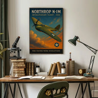 Northrop N-1M 1940 Aviation Art Poster Print