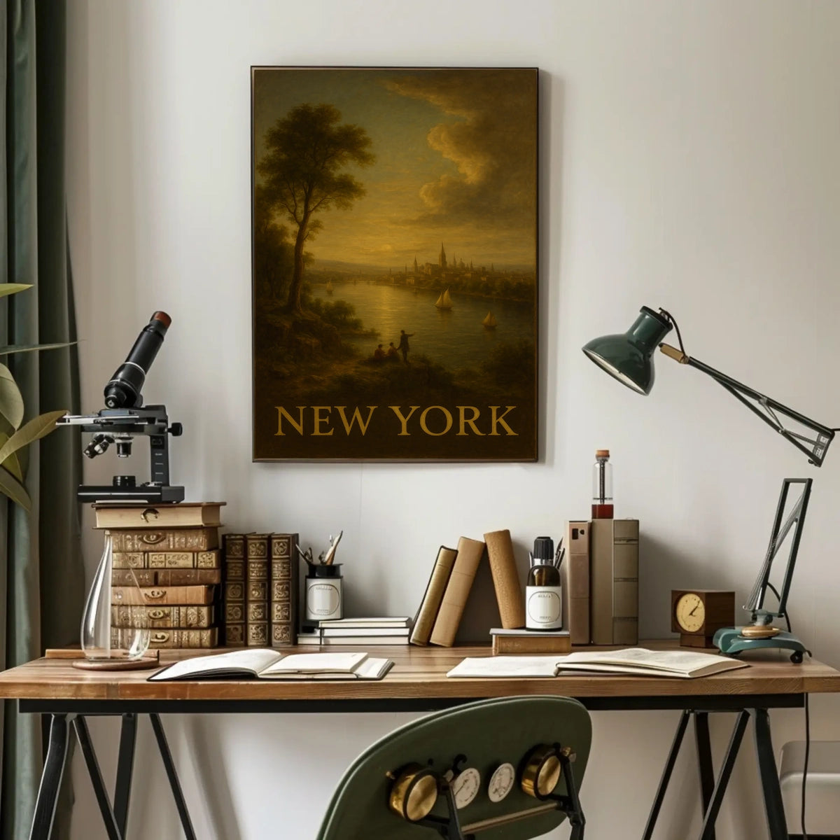 New York A Serene Landscape Poster