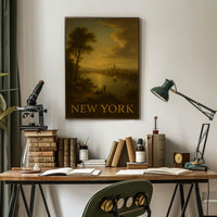 New York A Serene Landscape Poster
