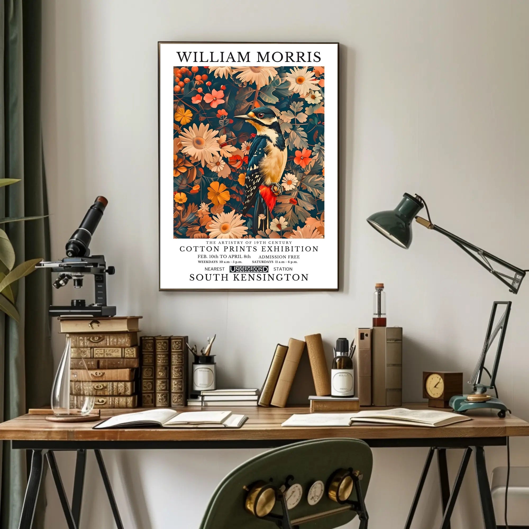 19th Century Cotton Prints Artistry Artistic Poster