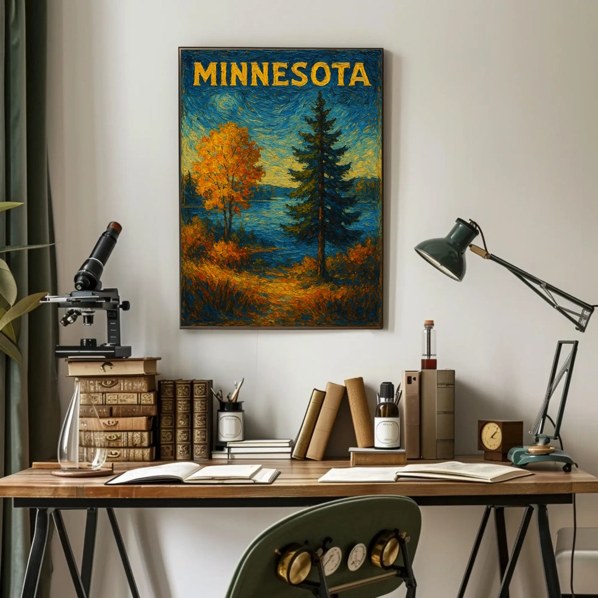 Minnesota Autumn Landscape Poster