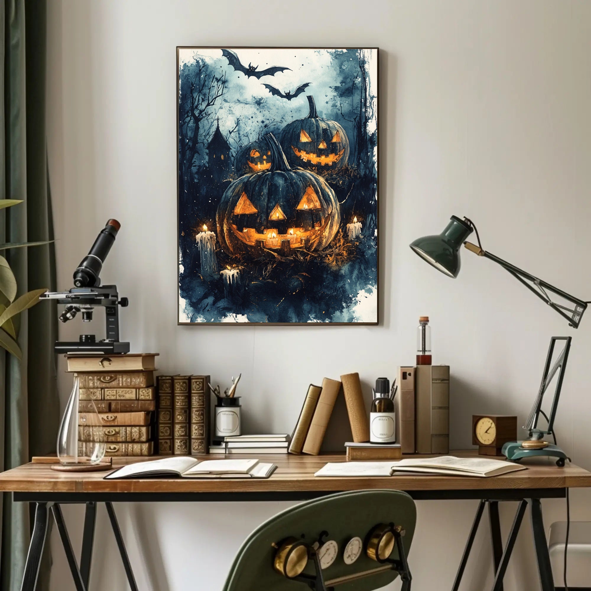 Haunted Halloween Night Poster