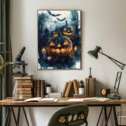 Haunted Halloween Night Poster