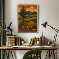 North Carolina Landscape Poster
