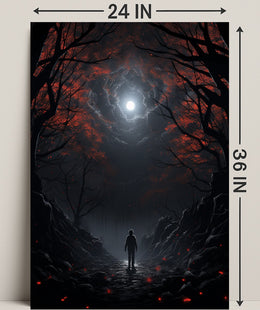 Moonlit Pathway Poster