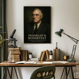 Franklin D Roosevelt 32nd President Poster Wall Art