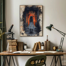 Haunting Gothic Scene Art Print - Abstract or Artistic Poster