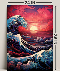 Waves Of Color Poster PosterGoat