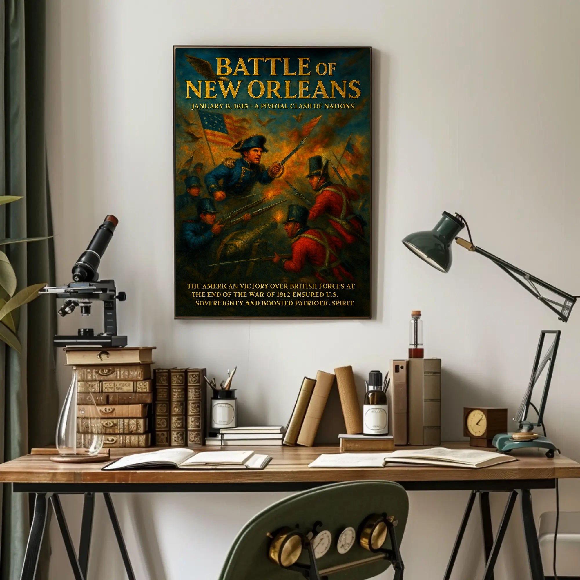Battle Of New Orleans A Pivotal Clash Poster