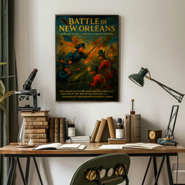 Battle Of New Orleans A Pivotal Clash Poster