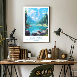 Serene Beauty of Lake Jasna Poster