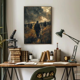 March Through the Storm Art Print Poster for Home Decor PosterGoat