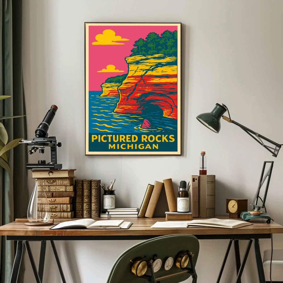 Pictured Rocks, Michigan Poster