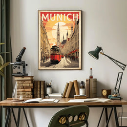 Munich Vintage Travel Poster