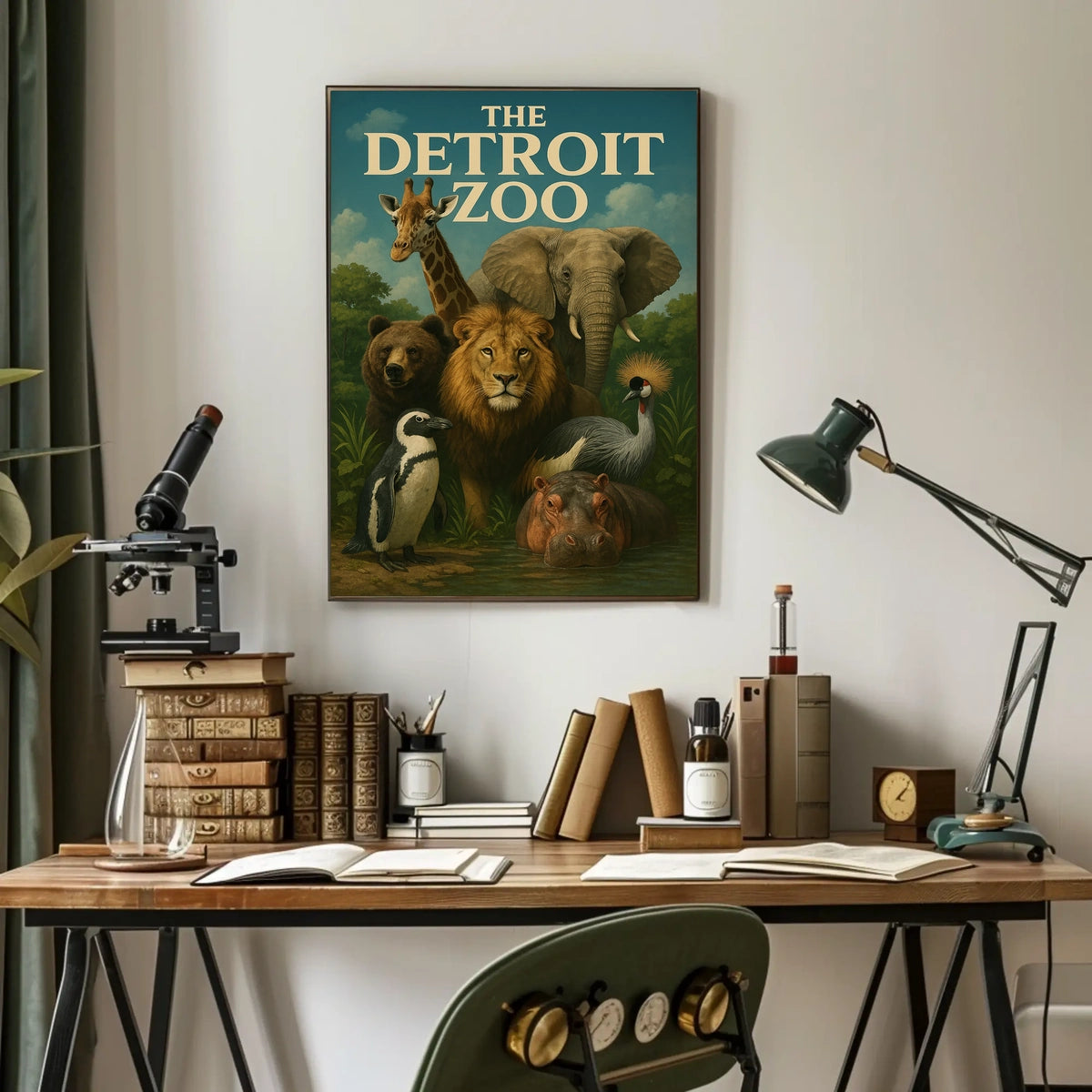 The Detroit Zoo Poster