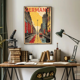 Germany Urban Street Art Poster