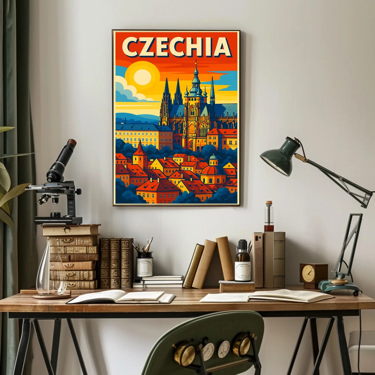 Czechia Travel Poster