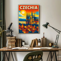 Czechia Travel Poster