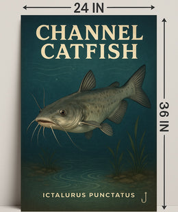 Channel Catfish Poster PosterGoat