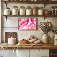 Vibrant Floral Abstraction Poster