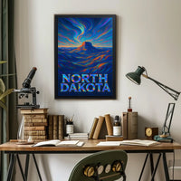 North Dakota Vibrant Landscapes Poster