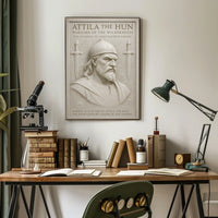 Attila the Hun Warlord of the Wilderness Poster