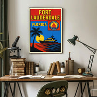 Fort Lauderdale, Florida Poster PosterGoat