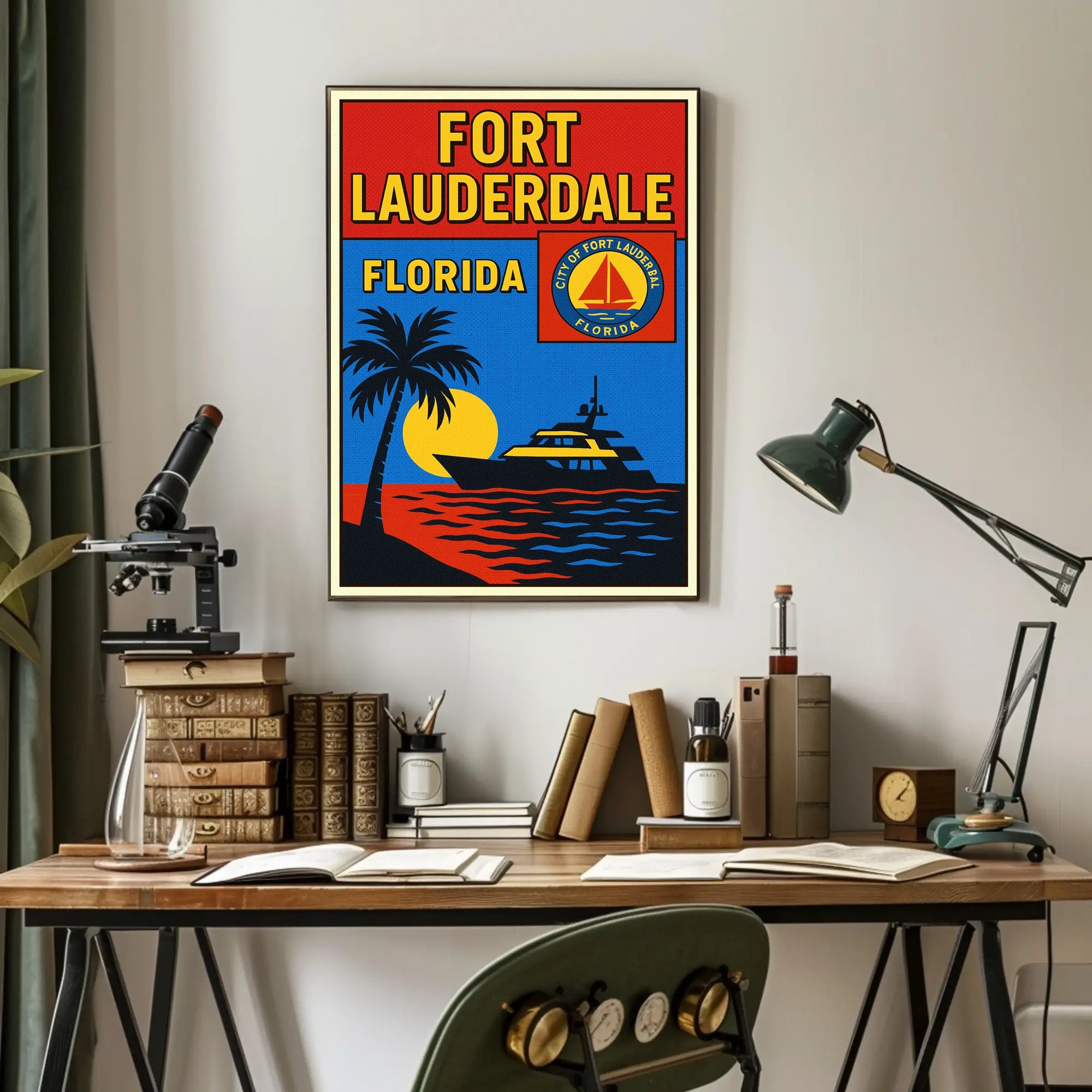 Fort Lauderdale, Florida Poster PosterGoat
