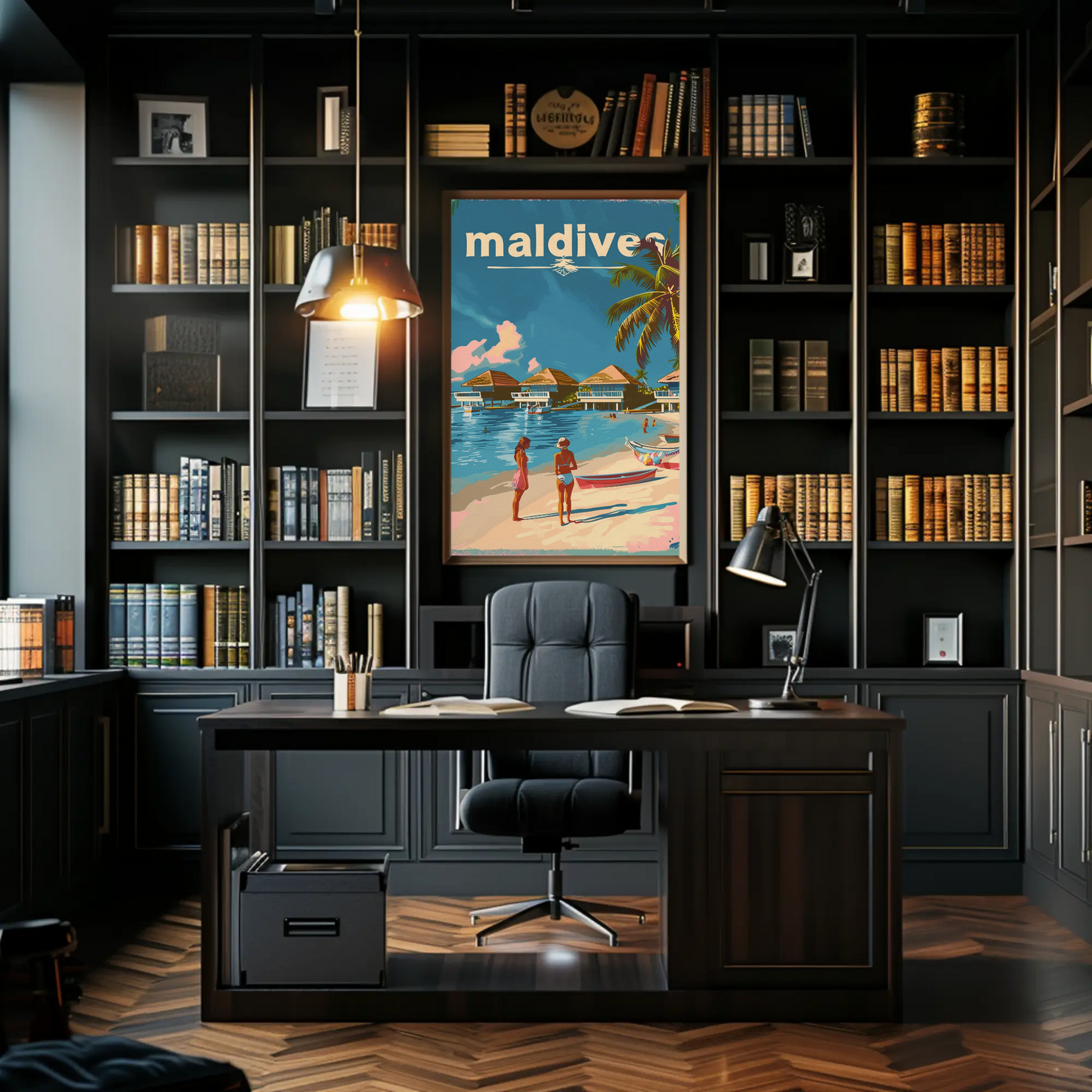 Maldives Tropical Paradise Poster
