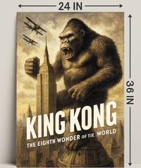 King Kong The Eighth Wonder Poster PosterGoat